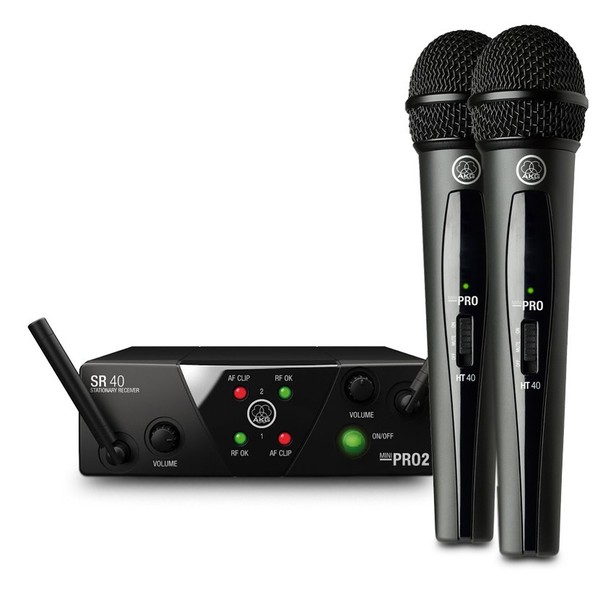 AKG WMS40 Mini Dual Wireless Vocal Microphone System - Main