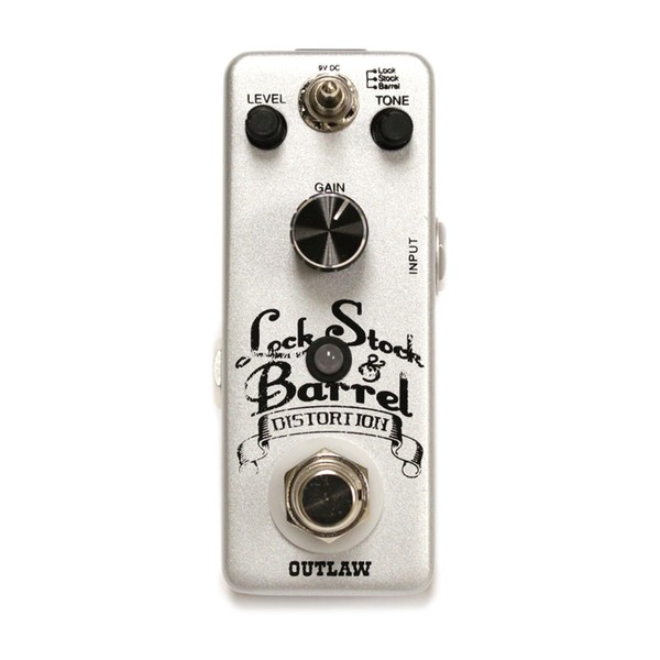 Outlaw Effects Lock Stock & Barrel 3-Mode Distortion front view