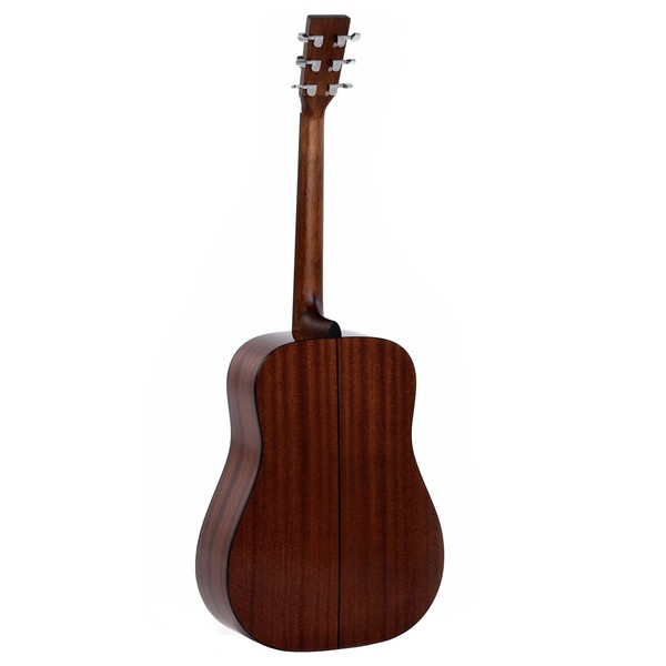 Sigma DM-1ST+ Acoustic Guitar, Natural Back View