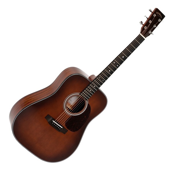 Sigma DM-1ST+ Acoustic Guitar, Brownburst Front View