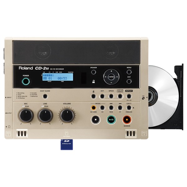 DISC Roland CD-2u SD/CD Recorder at Gear4music