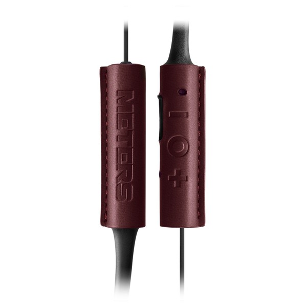 Meter M-Ears-BT Bluetooth In-Ear Monitors, Red - Controls