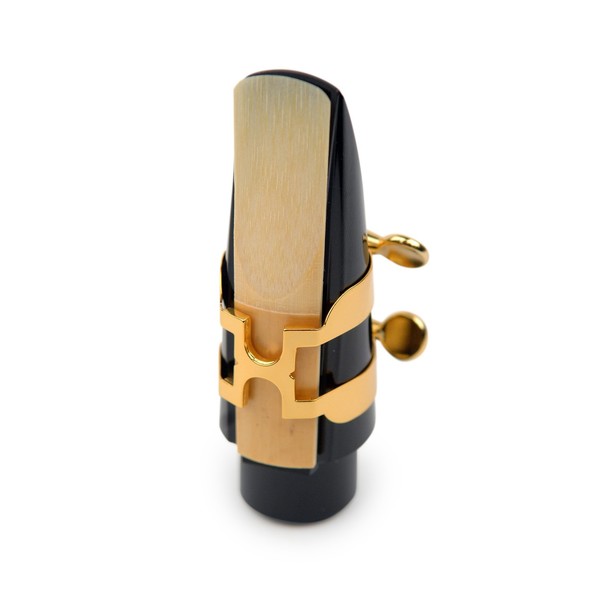 Rico by D'Addario H-Ligature for Alto Sax, Gold-Plated, Reed