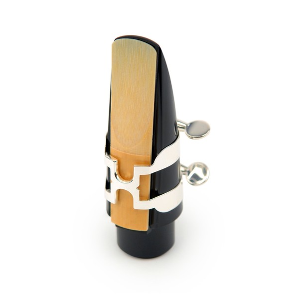 Rico by D'Addario H-Ligature for Alto Sax, Silver-Plated, Reed