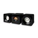 Meter M-Cubed Desktop Bluetooth Speakers, Black - Angle
