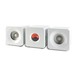 Meter M-Cubed Desktop Bluetooth Speakers, White - Angle