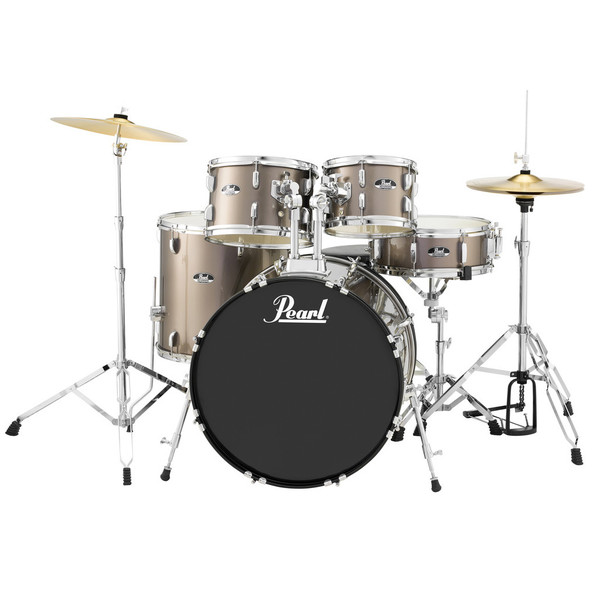 Pearl Roadshow 5 Piece Compact Drum Kit, Bronze Metallic