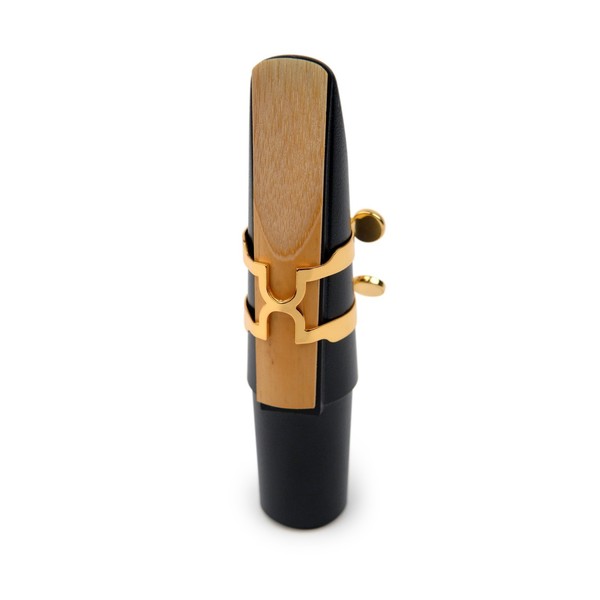 Rico by D'Addario H-Ligature for Baritone Sax, Gold-Plated, Reed