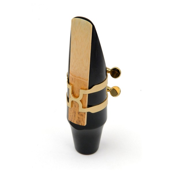 Rico by D'Addario H-Ligature for Baritone Sax, Gold-Plated, Reed