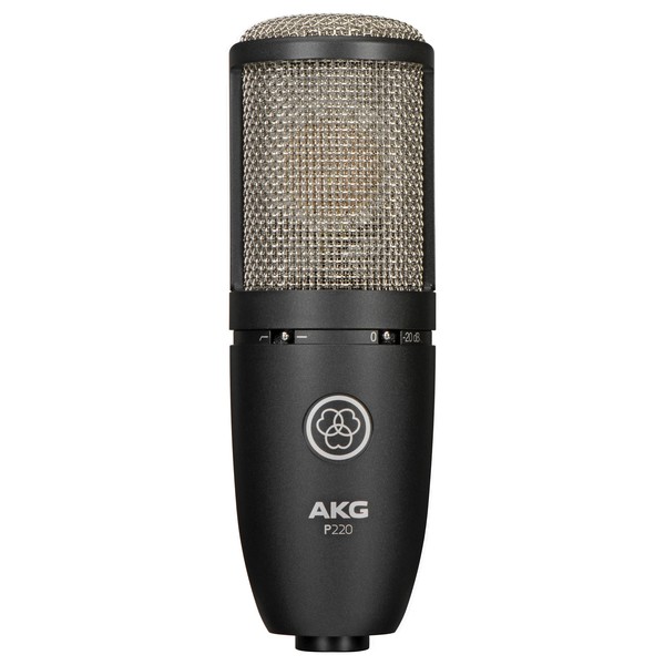 AKG P220 Large Diaphragm Condenser Microphone - Front