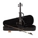 4/4 Size Electric Violin by Gear4music, Black