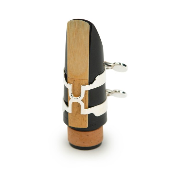 Rico by D'Addario H-Ligature for Eb Clarinet, Silver-Plated, Reed