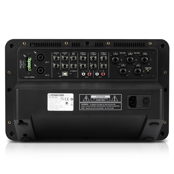 PM 502 Mixer, Rear