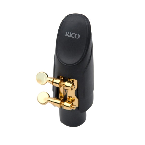 Rico by D'Addario H-Ligature for Soprano Sax, Gold-Plated, Cap
