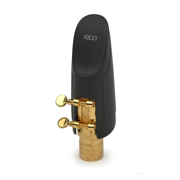 Rico by D'Addario H-Ligature for Tenor Sax, Gold-plated, Cap