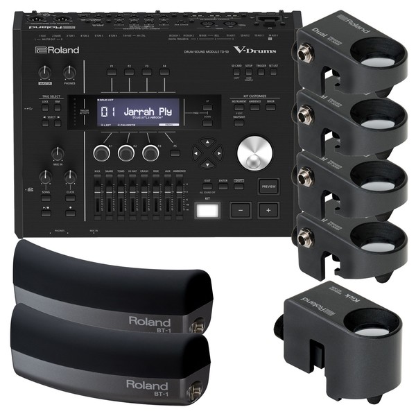 Roland TD-50 Ultimate Hybrid Drum Trigger Pack bom