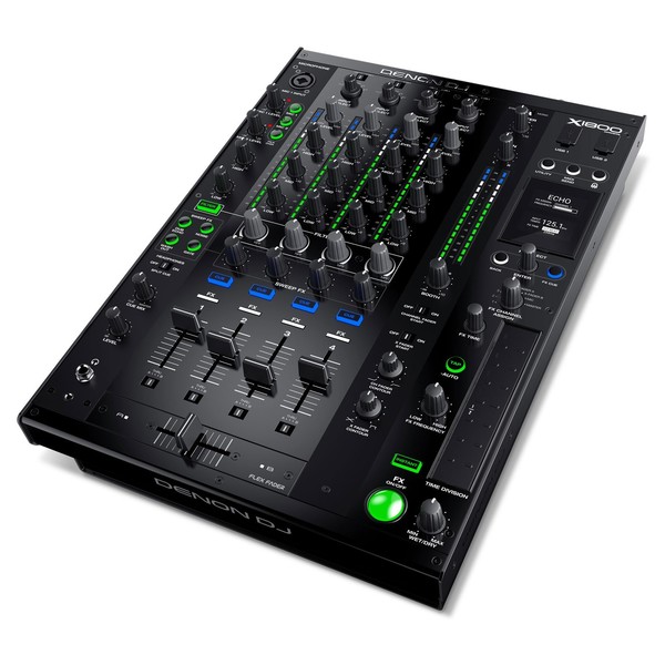 Denon DJ X1800 Prime DJ Mixer - Angled