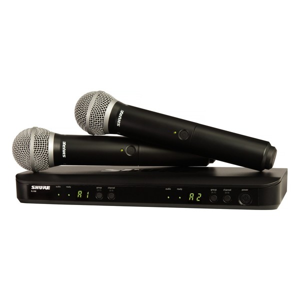 Shure BLX288E/PG58-T11 Dual Handheld Wireless Microphone System 1