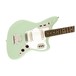 Squier Vintage Modified Jaguar, Sea Foam Green front close up angled view