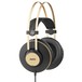 AKG K92 Closed Back Studio Headphones, Black/Gold  