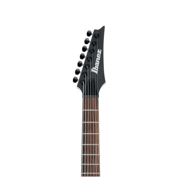DISC Ibanez RGIR37BE Iron Label 7 String 2018, Black Flat | Gear4music