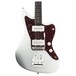 Squier Vintage Modified Jazzmaster, Olympic White front close up view