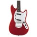 Squier Vintage Modified Mustang, Fiesta Red front close up view