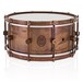 A&F Drum Co. 14'' x 6.5'' Raw Brass Snare Drum