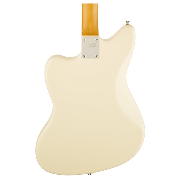 Squier J Mascis Jazzmaster®, Laurel Fingerboard, Gold Anodized Pickguard,  Vintage White