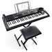 Alesis Melody 61 MKII Portable Keyboard - Angled