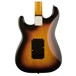 Squier Classic Vibe 60s Stratocaster, 3-Tone Sunburst rear view close up