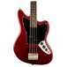Squier Vintage Modified Jaguar Bass Special, Candy Apple Red front close up view