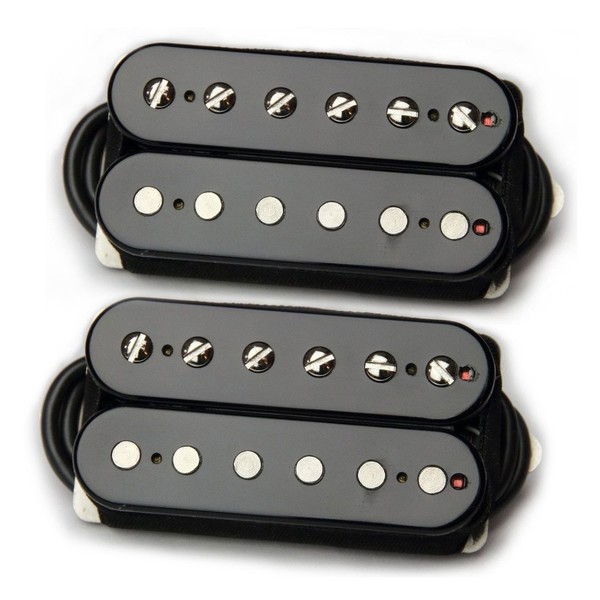 Bare Knuckle Old Guard Humbucker Set, Black Open 53mm