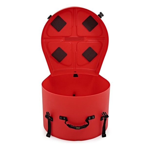 Hardcase 14" Floor Tom Case, Red