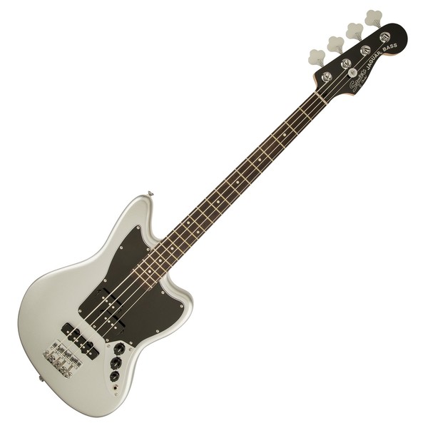 DISC Squier Vintage Modified Jaguar Bass Special, Silver at Gear4music