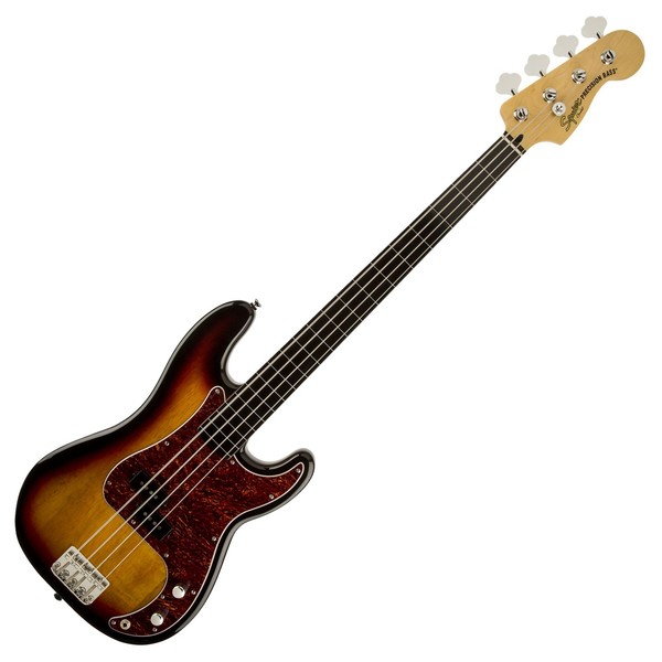 Squier Vintage Modified P-Bass Fretless, 3-Tone Sunburst