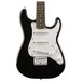 Squier Mini Stratocaster 3/4 Size, Black front close up view