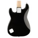 Squier Mini Stratocaster 3/4 Size, Black rear close up view