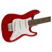 Squier Mini Stratocaster 3/4 Size, Torino Red front angled view
