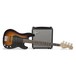 Squier Affinity PJ Bass Pack, Brown Sunburst