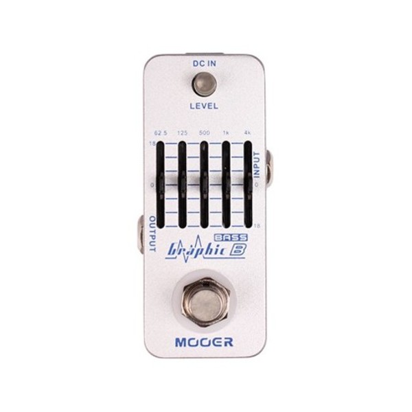 Mooer Micro Graphic EQ Bass Pedal - front