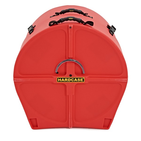 Hardcase 22'' Bass Drum Case with Wheels, Red