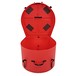 Hardcase 20'' Bass Drum Case with Wheels, Red