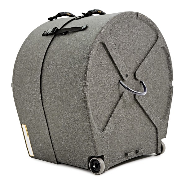 Hardcase 20'' Bass Drum Case with Wheels, Granite
