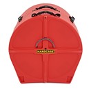 Hardcase 24'' Bass Drum Case with Wheels, Red