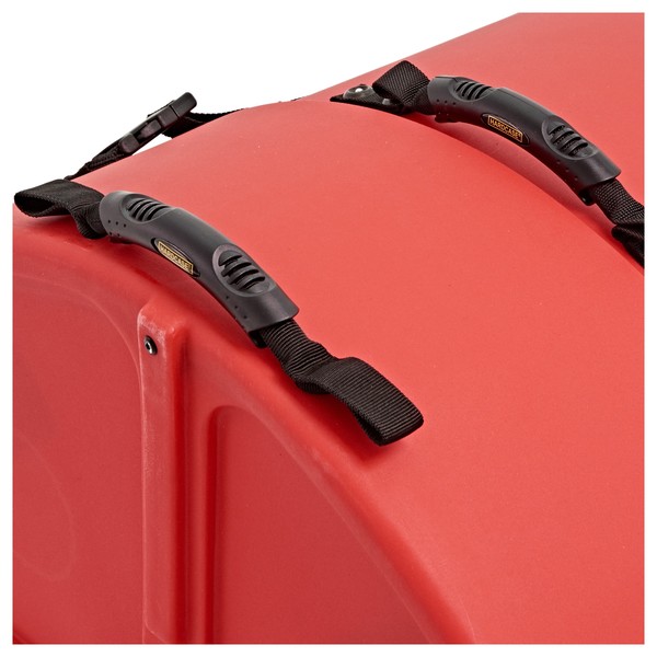 Hardcase 24'' Kick Drum Case, Red