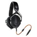 V-Moda M-100 Crossfade Headphones, Matte Black - Angled