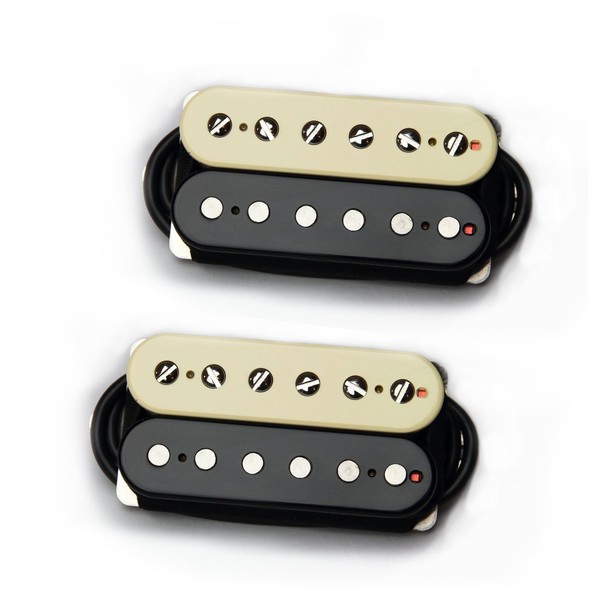 Bare Knuckle True Grit Humbucker Set, Zebra Open 50mm