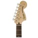 Squier Standard Stratocaster FMT, Amber Transparent headstock
