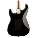 Squier LTD Standard Fat Strat, Black Mirror rear vie close up